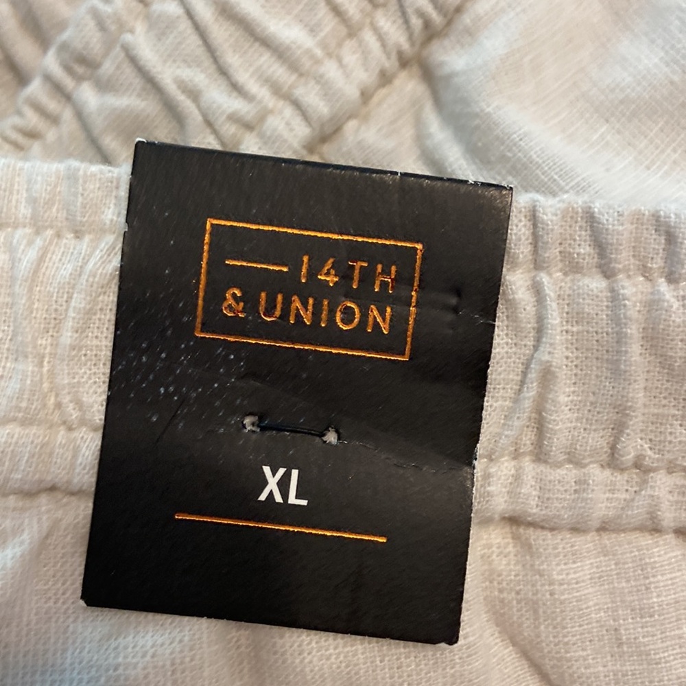 14th Union Man  Linen Pants size XL brand new with tag inseam 31” waist 36” - Picture 9 of 12
